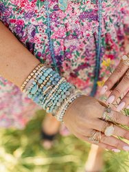 Torrey Ring in Grey Druzy