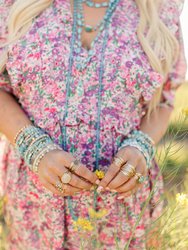 Torrey Ring in Grey Druzy