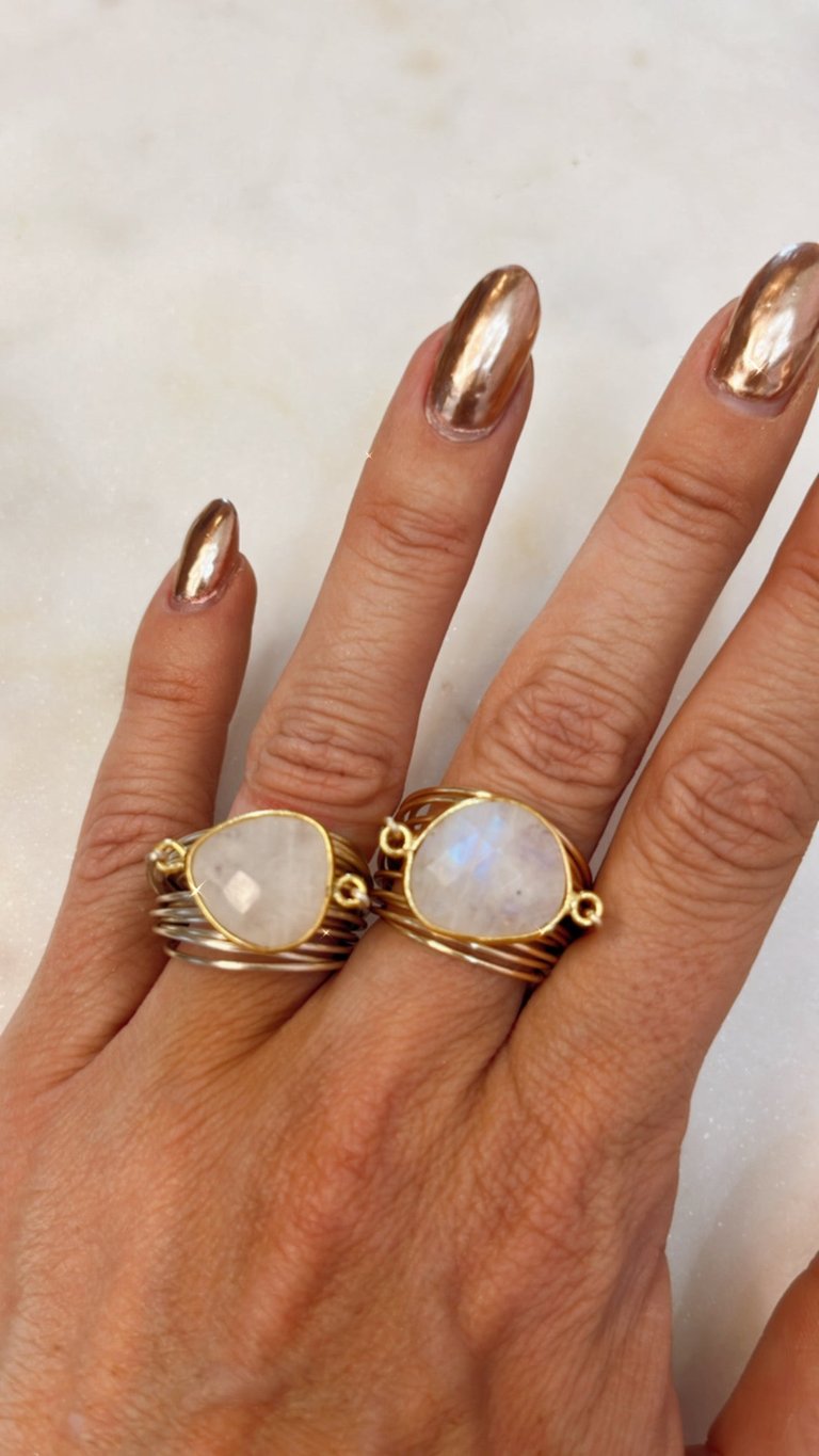 Torrey Ring in Moonstone