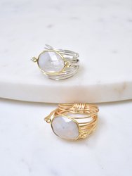 Torrey Ring in Moonstone