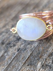 Torrey Ring In Rose Gold With Moonstone