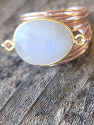 Torrey Ring In Rose Gold With Moonstone