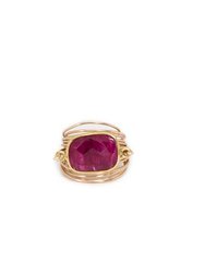 Torrey Ring In Ruby - Gold Over Copper Tarnish Resistant