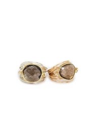 Torrey Ring in Smoky Quartz - Silver Over Copper Tarnish Resistant