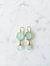 Victoria Ojai Earring In Chalcedony And Gold - Gold