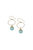 Yuliya Earring InChalcedony - Gold