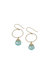 Yuliya Earring InChalcedony - Gold