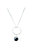 Yuliya Necklace Hammered - Black Onyx