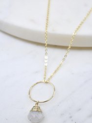 Yuliya Necklace In Moonstone