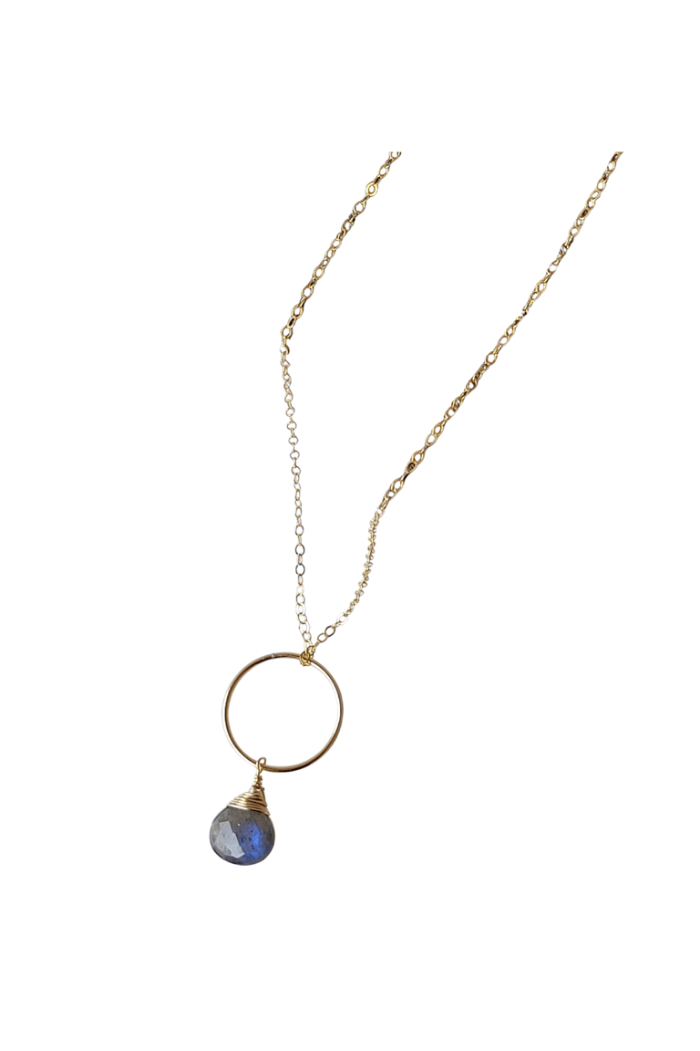 Yuliya Necklace - Labradorite