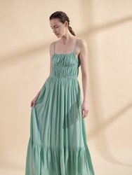 Flounce Cami Maxi Dress