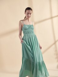 Flounce Cami Maxi Dress - Mint