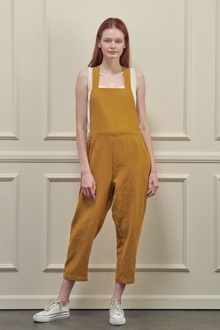 Linen Overall Pants