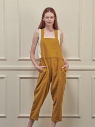 Linen Overall Pants