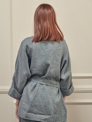 Linen Robe Jacket