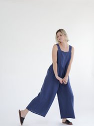 Linen Strap Jumpsuit