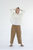 Pleated Drawstring Pants - Bistro