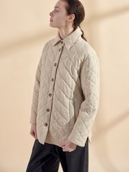 Quilted Button Down Shirts Jacket