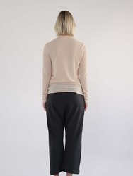 Wool Blend Lightweight Turtle Neck Sweater