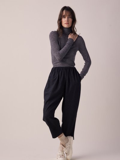 A Mente Wool Blend Loose Fit Pants product