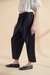 Wool Blend Loose Fit Pants