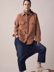 Wool Blend Shirts Jacket