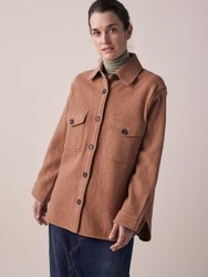 Wool Blend Shirts Jacket