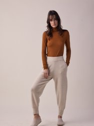 Wool Cashmere Sweater Jogger Pants