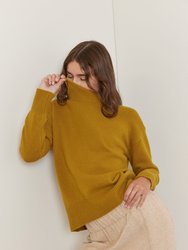 Wool Turtleneck Long Sleeve Sweater