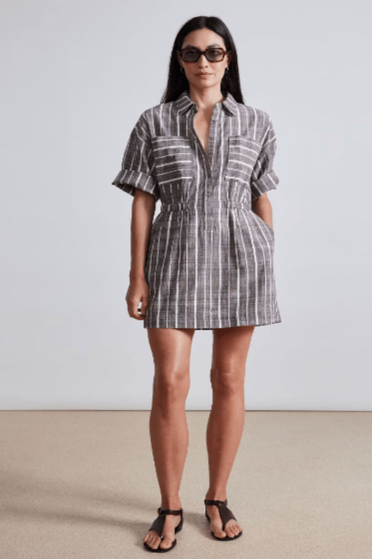 Palmera Mini Dress - Kesh Stripe
