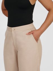 The Crop Pant - Beige