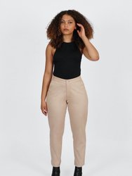 The Crop Pant - Beige - Beige