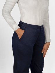 The Flex Waist Pant - Blue