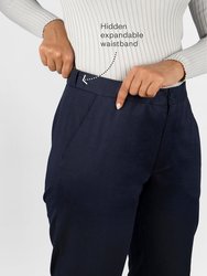 The Flex Waist Pant - Blue - Blue
