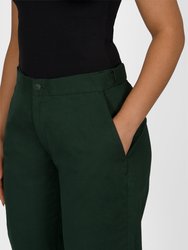 The Flex Waist Pant - Green