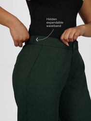 The Flex Waist Pant - Green - Green