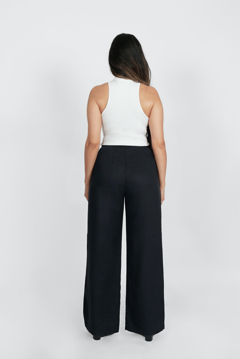 The Wide Leg Pant - Black