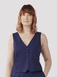 The Wool Vest - Indigo - Indigo