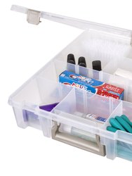 6823ABD Super Satchel Stackable Home Storage Organizer With Removable Dividers