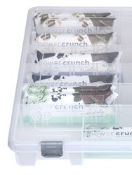 9101ABD Slim Stackable Super Satchel Home Storage Container With Removable Dividers