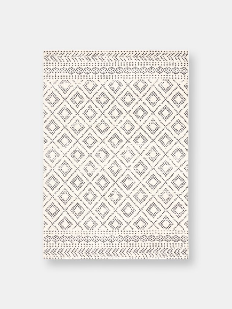 Abani Casa Moroccan ic Area Rug - Ivory