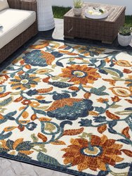 Abani Laguna Contemporary Swirl Area Rug