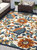 Abani Laguna Contemporary Swirl Area Rug