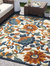 Abani Luna Contemporary Marble  Striped Area Rug