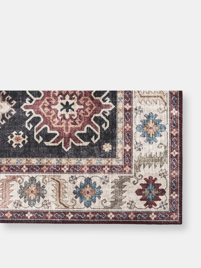 Abani Paloma Vintage and Floral Area Rug