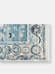 Abani Rugs Azure Vintage Diamond Area Rug