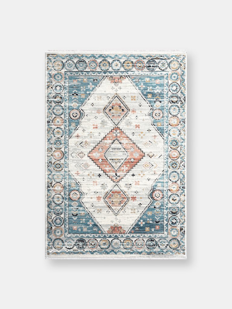 Abani Rugs Azure Vintage Diamond Area Rug - Beige