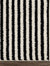 Abani Rugs Nordic NOR110A Cream Black Lines Color Block Area Rug