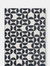 Abani Rugs Nuevo NUE170A High-contrast Charcoal and Ivory Area Rug