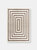 Casa CAS120B Contemporary Beige and Cream Rectangular Area Rug